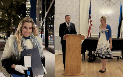 Lady Merle Liivand Honored By Estonia