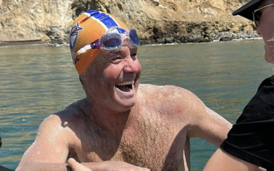 The Desert Swimmer Emerges From The Australian Outback