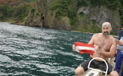 Josef Köberl Tames The Dragon Across Tsugaru.  6 Done, 1 To Go for the Oceans Seven