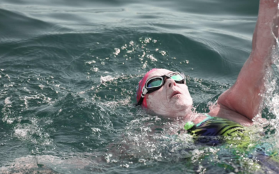 Deborah Gardner Looking Up and Backing Up To Another Guinness World Record