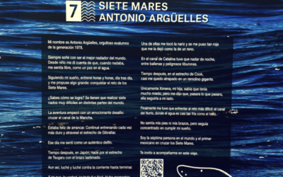 Massive Mural of a Marathoner, Honoring Antonio Argüelles
